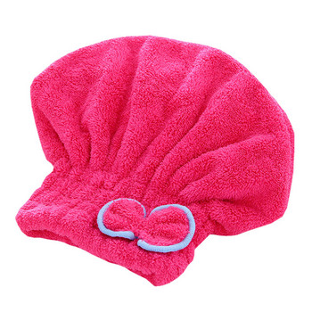 Μικροΐνες Γρήγορο Στέγνωμα Μαλλιών Μπάνιου Spa με παπιγιόν Καπέλο με πετσέτα για αξεσουάρ μπάνιου