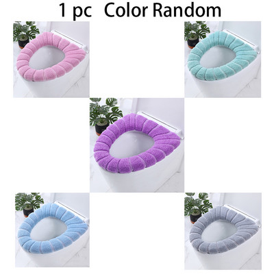 Tualeto sėdynės užvalkalas Namai Šildomas žiemai plaunamas tualeto sėdynės dangtis Vonios reikmenys Minkštas tualeto padėklo dėklas vandeniui atsparus vonios užvalkalas