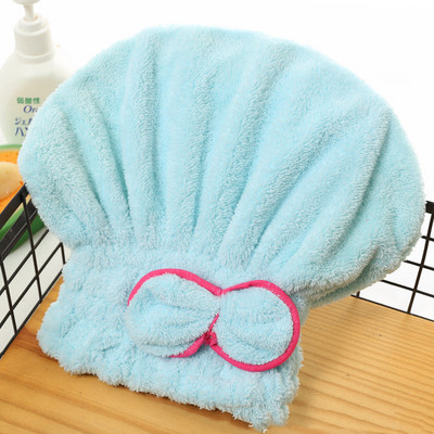 Spa Bow Ietīts dvielis Mikrošķiedras Ātrais matu žāvētājs Vannas vāciņš Vannas istabas aksesuāri Sieviešu dušas cepure matu cepure