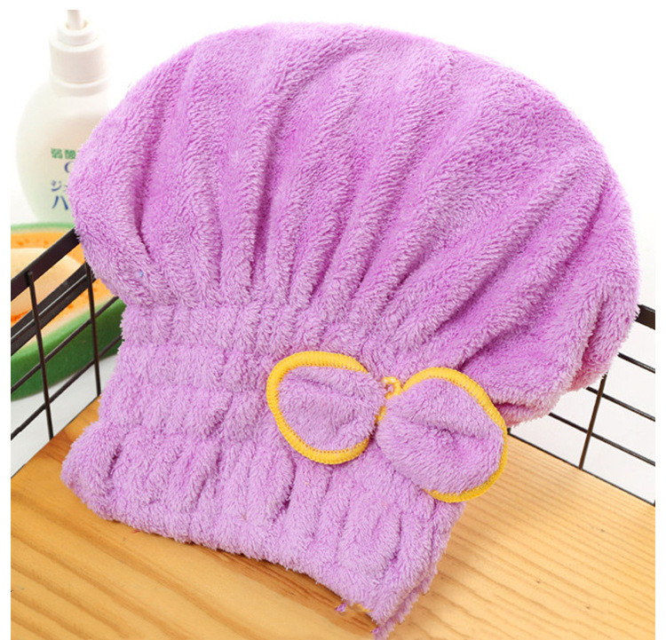 Spa Bow Ietīts dvielis Mikrošķiedras Ātrais matu žāvētājs Vannas vāciņš Vannas istabas aksesuāri Sieviešu dušas cepure matu cepure