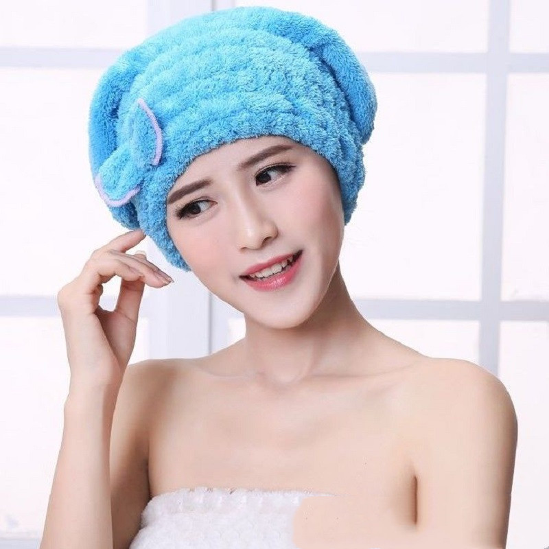 Spa Bow Ietīts dvielis Mikrošķiedras Ātrais matu žāvētājs Vannas vāciņš Vannas istabas aksesuāri Sieviešu dušas cepure matu cepure