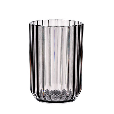 Vannas istabas mazgāšanas krūze Mājas zobu birstes krūzes Plastmasas caurspīdīgs mutes skalošanas glāzītis