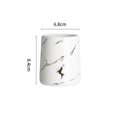 Nordijska čašica za ispiranje usta Keramičke parove Šalica za zube u kućanstvu Šalica za vodu Držač četkice za zube za putovanja Čaše za odlaganje Alati za pranje kupaonice