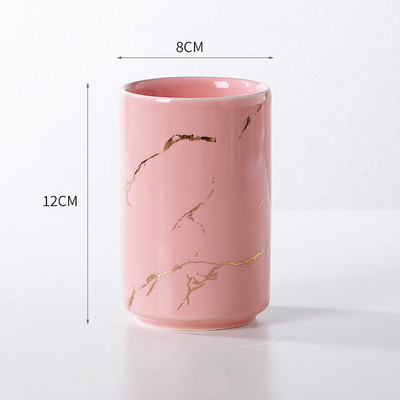 Nordijska čašica za ispiranje usta Keramičke parove Šalica za zube u kućanstvu Šalica za vodu Držač četkice za zube za putovanja Čaše za odlaganje Alati za pranje kupaonice