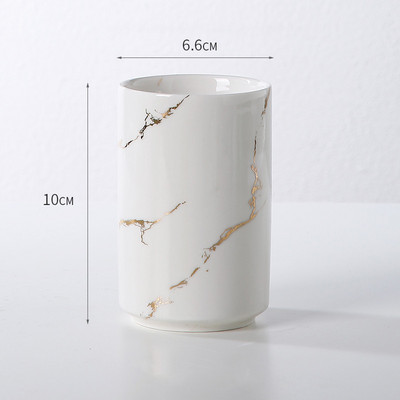 Nordijska čašica za ispiranje usta Keramičke parove Šalica za zube u kućanstvu Šalica za vodu Držač četkice za zube za putovanja Čaše za odlaganje Alati za pranje kupaonice