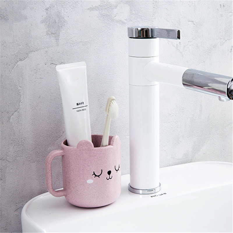 Nisuõlest valmistatud multifilm Expression Suuvee tass Creative Children Harjamistass Plastikust hambahari Hambaharja tass Vannituba A9365