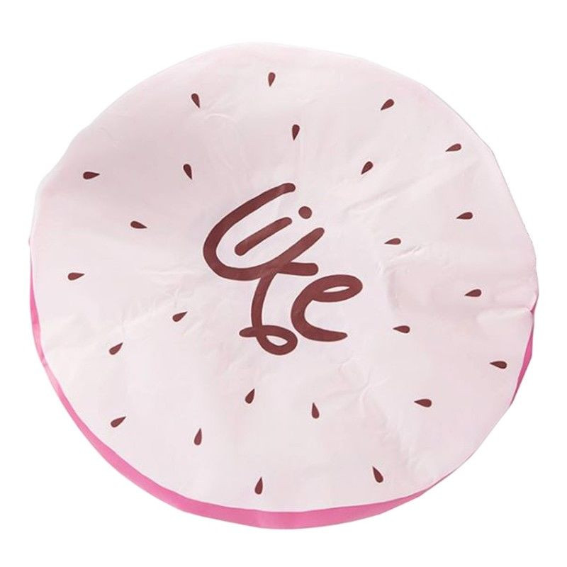 Atkārtoti lietojama elastīga Cute Fruit Design Ūdensizturīga vannas cepure Salons Matu Cepure Meitenes Sievietes Bērni Dušas cepures Vannas istabas produkti