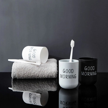 Φορητό κύπελλο πλυσίματος 350ml Nordic Simple Style Πλαστική θήκη οδοντόβουρτσας ζεύγους Ποτήρια μπάνιου Set Storage Organizer Cup 2021