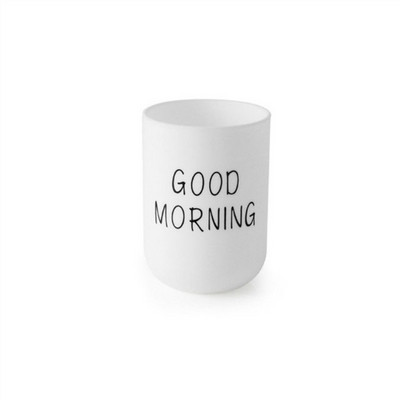 Kaasaskantav pesutops Paari vannitoakomplektid Plastikust Good Morning hambaharjahoidik Hoiu Korraldaja Tass Hambaharjatops