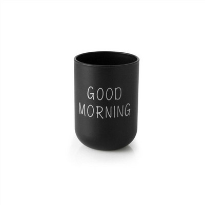 Kaasaskantav pesutops Paari vannitoakomplektid Plastikust Good Morning hambaharjahoidik Hoiu Korraldaja Tass Hambaharjatops