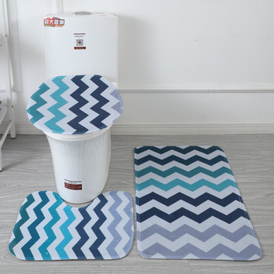 Set de covorașe de baie 3 buc 15 stiluri Covor de baie Covor de toaletă Covoraș de toaletă anti-alunecare absorbantă Decorație de marmură Ușă Pad picior spumă cu memorie Nou