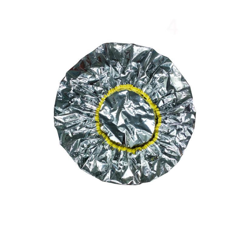 Vienreizējās lietošanas dušas vāciņš dziļi kondicionējošs krāsojums alumīnija karsti sudraba folijas maskas vāciņš Pašsasilstošs matu vāciņš