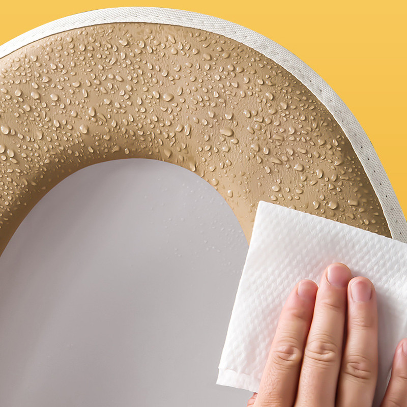 Jauns tualetes sēdekļa pārklāja paklājiņš ar rāvējslēdzēju vannas istabas tualetes paliktņa spilvens ar rokturi, biezāks, mīksts tualetes spilvens vannas istabas aksesuāri