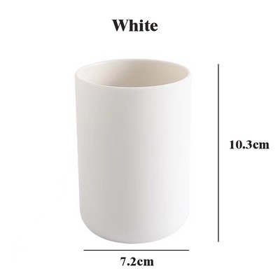 Mutes skalošanas krūze Zobu birste Zobu pastas Turētājs Ūdens Mode Pelēka Vannas istabas piederumi Droši materiāli Produkti Mājas dārzs