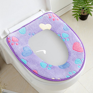 Ziedu siltais tualetes pārsegs sēdekļa vāks augšējais pārsegs Vannas istabas sildītājs tualetes sēdekļa trauks mīksts rāvējslēdzējs mazgājams tualetes sēdekļa pārvalks