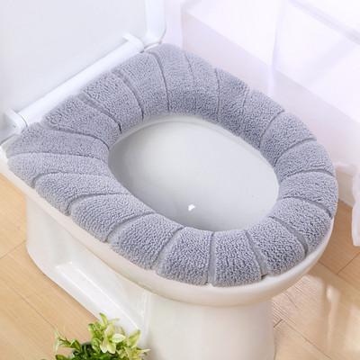 Pārnēsājami tualetes sēdekļu pārvalki Silti, mīksti tualetes vāka pārvalks Mazgājams paklājiņš Mājas dekors Closestool paklājiņš Sēdekļa pārvalks Vannas istabas piederumi