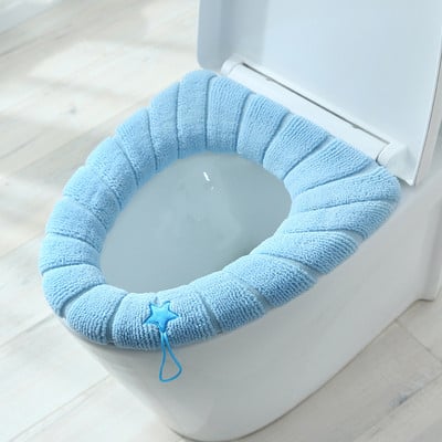 Pārnēsājami tualetes sēdekļu pārvalki Silti, mīksti tualetes vāka pārvalks Mazgājams paklājiņš Mājas dekors Closestool paklājiņš Sēdekļa pārvalks Vannas istabas piederumi