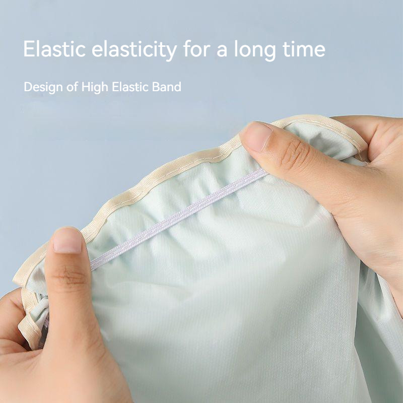 Veekindel dušikork, korduvkasutatav naistele Meeste elastne vannimüts kahekihiline vannitamisjuukse kujundav müts PEVA Voodriga juuste vannimüts