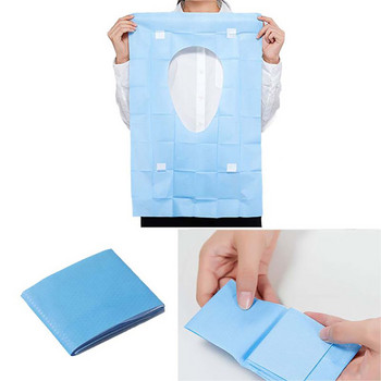10 τμχ Αδιάβροχα καλύμματα καθισμάτων τουαλέτας Μαξιλαράκι Αυτοκόλλητο αντιολισθητικό αυτοκόλλητο χαρτί υγείας μπάνιου Αποστειρωμένο αυτοκόλλητο