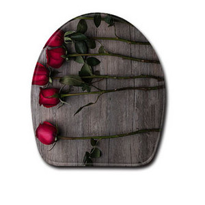 Svijetloplava ploča Prostirka za kupaonicu Prstenovi protiv klizanja Kupaonska prostirka 3D otirač WC prostirka Toillete Navlaka za sjedalo U prostirke 1 kom kupaonske prostirke