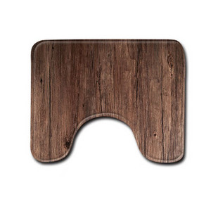 Svijetloplava ploča Prostirka za kupaonicu Prstenovi protiv klizanja Kupaonska prostirka 3D otirač WC prostirka Toillete Navlaka za sjedalo U prostirke 1 kom kupaonske prostirke