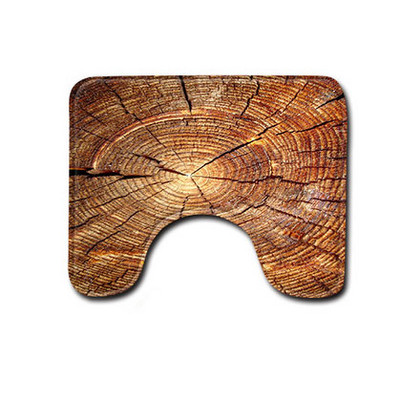 Svijetloplava ploča Prostirka za kupaonicu Prstenovi protiv klizanja Kupaonska prostirka 3D otirač WC prostirka Toillete Navlaka za sjedalo U prostirke 1 kom kupaonske prostirke