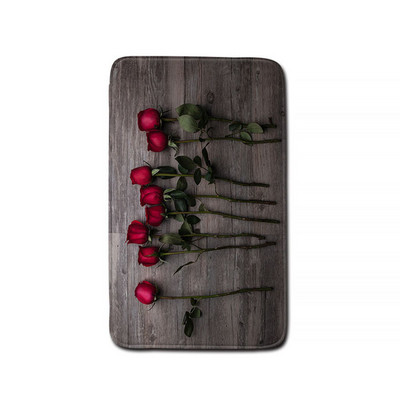 Svijetloplava ploča Prostirka za kupaonicu Prstenovi protiv klizanja Kupaonska prostirka 3D otirač WC prostirka Toillete Navlaka za sjedalo U prostirke 1 kom kupaonske prostirke