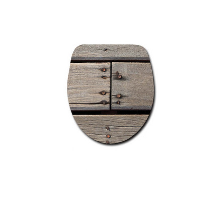 Svijetloplava ploča Prostirka za kupaonicu Prstenovi protiv klizanja Kupaonska prostirka 3D otirač WC prostirka Toillete Navlaka za sjedalo U prostirke 1 kom kupaonske prostirke