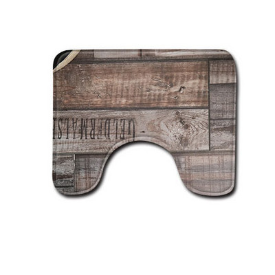 Svijetloplava ploča Prostirka za kupaonicu Prstenovi protiv klizanja Kupaonska prostirka 3D otirač WC prostirka Toillete Navlaka za sjedalo U prostirke 1 kom kupaonske prostirke