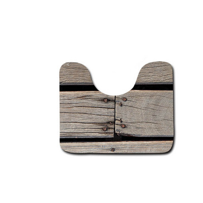 Svijetloplava ploča Prostirka za kupaonicu Prstenovi protiv klizanja Kupaonska prostirka 3D otirač WC prostirka Toillete Navlaka za sjedalo U prostirke 1 kom kupaonske prostirke