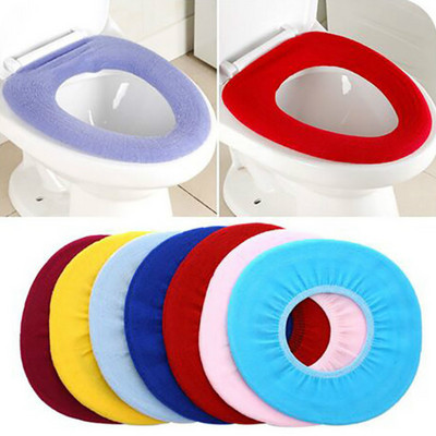 Värviline soe pehme pestav WC-istmekatte mattide komplekt kodukaunistuseks Closestool matt istmekorpus WC kaane katte tarvikud