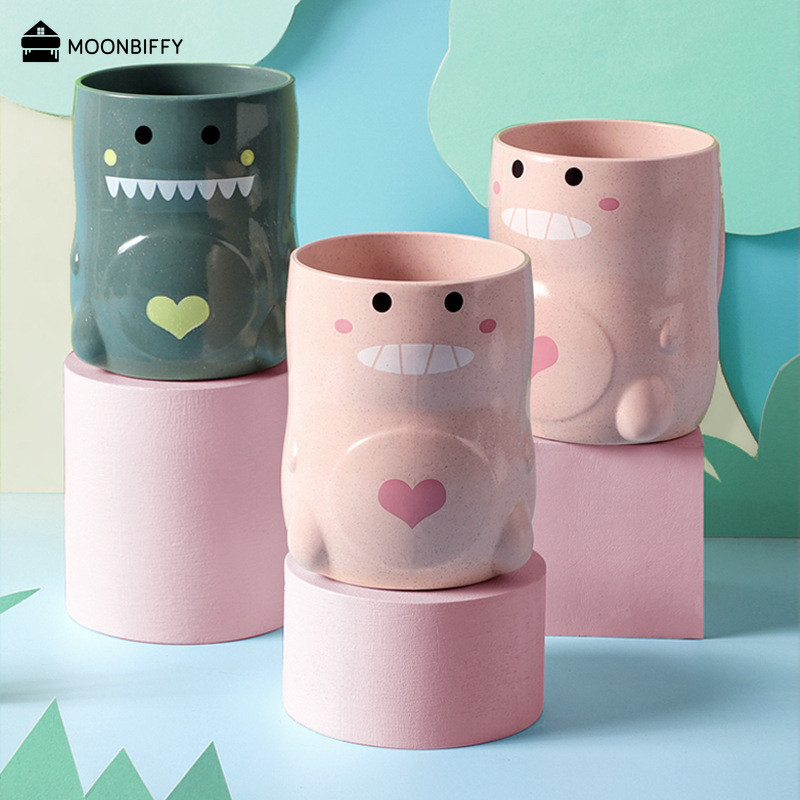 Preslatke i nove čašice za ispiranje usta dinosaura natjerat će djecu da zavole pranje zuba i ukrasit će vašu kupaonicu Akrilna četkica za zube