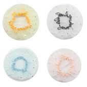 2022. gada jauna bieza ūdensnecaurlaidīga vannas cepure, divslāņu zvaigžņotās debess matu pārklājums sieviešu dušas cepures