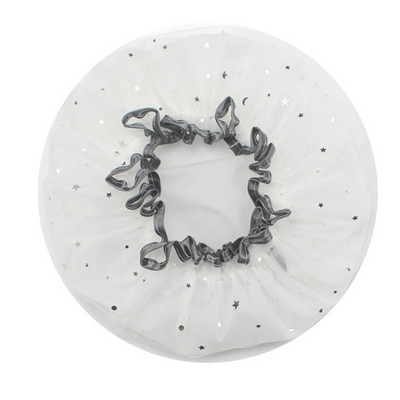 2022. gada jauna bieza ūdensnecaurlaidīga vannas cepure, divslāņu zvaigžņotās debess matu pārklājums sieviešu dušas cepures