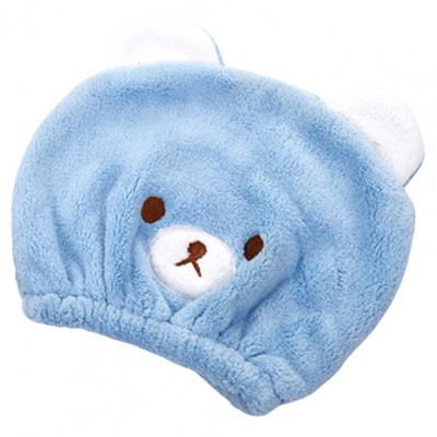 Stilīga matu žāvēšanas cepure, laba ūdens absorbcija, pret izbalēšanu sausu matu cepure Ērta meiteņu garu matu ietīšanas absorbējoša cepure