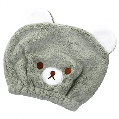 Stilīga matu žāvēšanas cepure, laba ūdens absorbcija, pret izbalēšanu sausu matu cepure Ērta meiteņu garu matu ietīšanas absorbējoša cepure