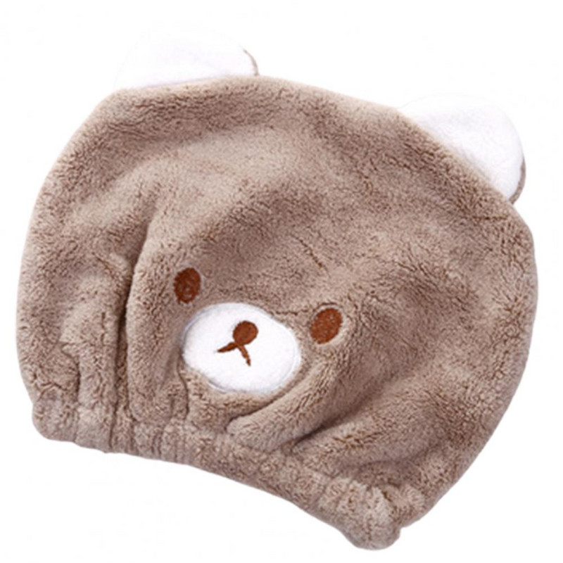 Stilīga matu žāvēšanas cepure, laba ūdens absorbcija, pret izbalēšanu sausu matu cepure Ērta meiteņu garu matu ietīšanas absorbējoša cepure