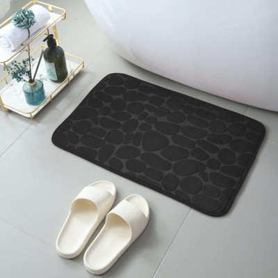 Avaleht Vannitoamatt Libisemiskindlad kivivaibad Imav WC Magamistoa põrand WC Memory Foam Pestav vaip Vannitoa sisustusmatt.