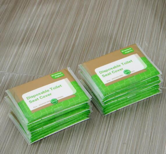 5 iepakojumi = 50 gab vienreizējās lietošanas papīra tualetes sēdekļu pārvalki Camping Loo wc Baktērijām necaurlaidīgs pārvalks ceļojumu/kempinga vannas istabai ZXH