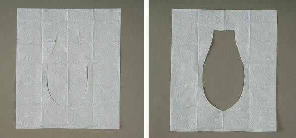 5 iepakojumi = 50 gab vienreizējās lietošanas papīra tualetes sēdekļu pārvalki Camping Loo wc Baktērijām necaurlaidīgs pārvalks ceļojumu/kempinga vannas istabai ZXH