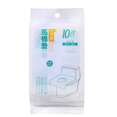 10 gab ceļojumu vienreizējās lietošanas papīra tualetes sēdekļa pārsega aizsargs kempings ceļojumu vannas istabas aksesuārs tualetes paklājs spilventiņu spilvens bioloģiski noārdāms