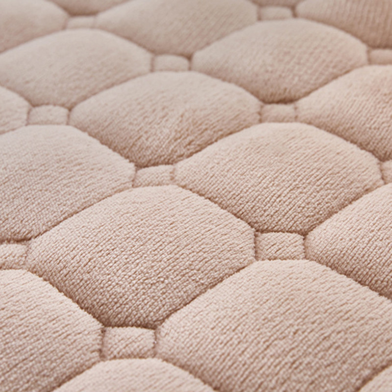 Tepih od koraljnog flisa Podloga za jako upijanje vode Kupaonska prostirka Neklizajuća bočna podna prostirka od memorijske pjene Otirač za tuš kabinu