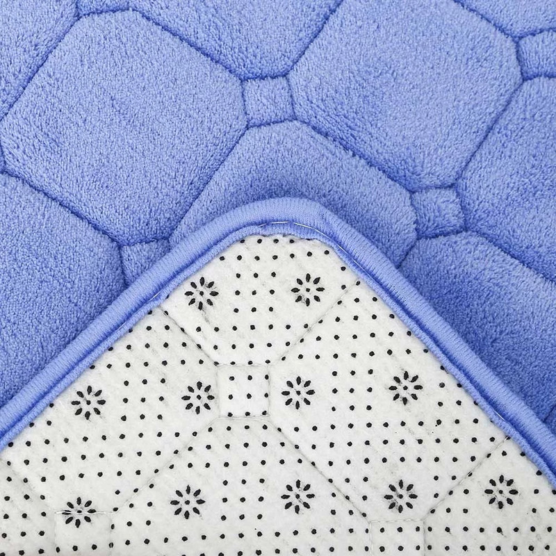 Tepih od koraljnog flisa Podloga za jako upijanje vode Kupaonska prostirka Neklizajuća bočna podna prostirka od memorijske pjene Otirač za tuš kabinu