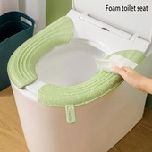 Covoraș universal pentru toaletă impermeabilă Covoraș pentru toaletă pentru baie cu mâner Accesorii pentru baie pentru toaletă moale și îngroșată