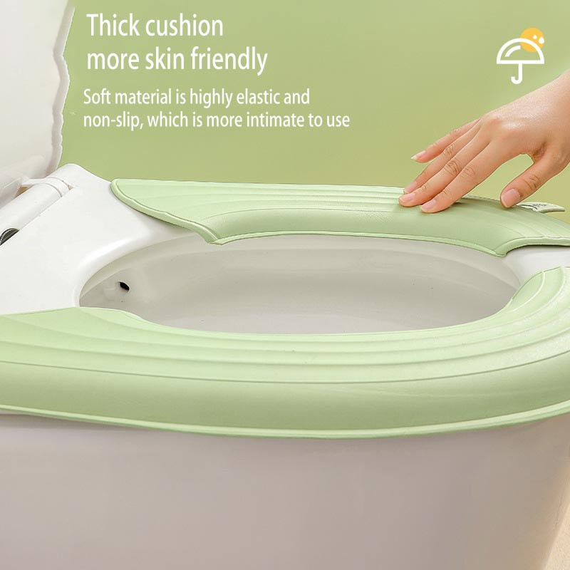 Univerzalna vodootporna podloga za navlaku za WC školjku Kupaonska podloga za WC školjku s ručkom Zadebljana mekana voda koja se može ribati WC kupaonski pribor
