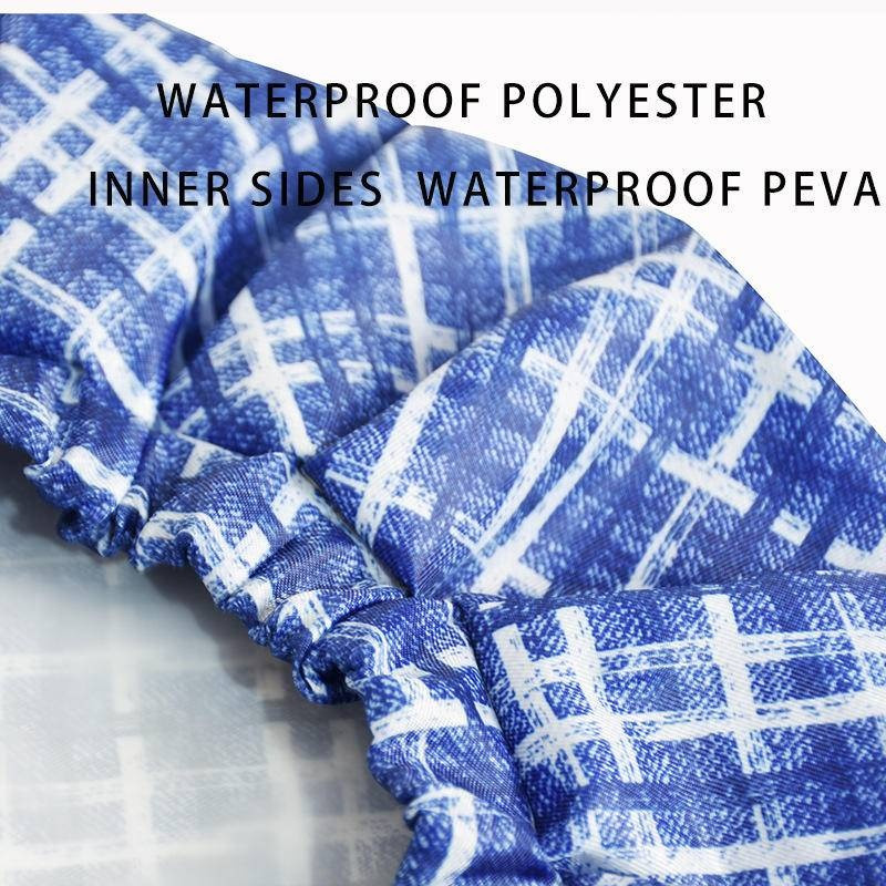 Lielas ūdensnecaurlaidīgas dušas cepures Atkārtoti lietojamas regulējamas vannas cepures Vīriešu dušas cepures vannas pārsegs Divslāņu frotē auduma odere