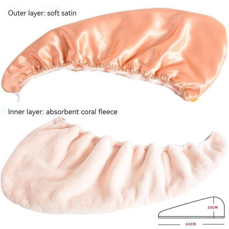 Mikrošķiedras matu dvieļu iesaiņojuma turbāna žāvēšanas matu dvieļi ar vītņu galvu sievietēm meitenēm cirtaini gari biezi slapji ātri ātri nožūst
