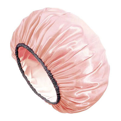 Dušas cepures izdrukas Ūdensizturīga liela atvere īsiem un gariem matiem Atkārtoti lietojama vannas matu cepure sievietēm vīriešiem un bērniem