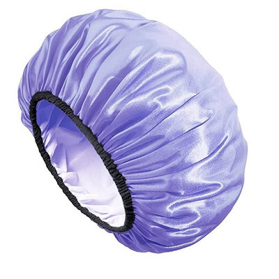 Dušas cepures izdrukas Ūdensizturīga liela atvere īsiem un gariem matiem Atkārtoti lietojama vannas matu cepure sievietēm vīriešiem un bērniem