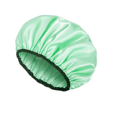Dušas cepures izdrukas Ūdensizturīga liela atvere īsiem un gariem matiem Atkārtoti lietojama vannas matu cepure sievietēm vīriešiem un bērniem